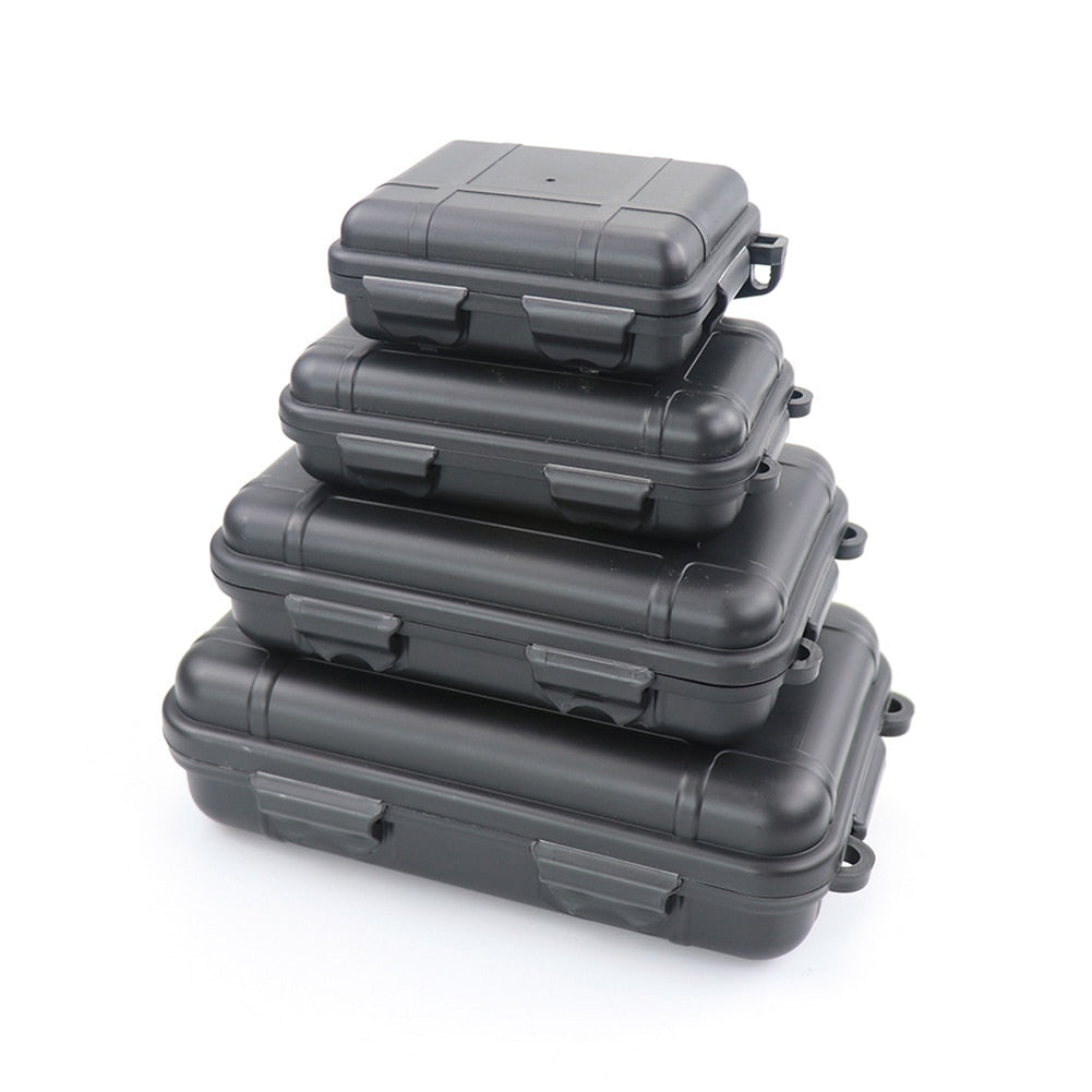 Outdoor Waterproof Survival Sealed Box Dustproof Shockproof Plastic EDC Tools Storage Container Case Holder Fishing Tackle Tools