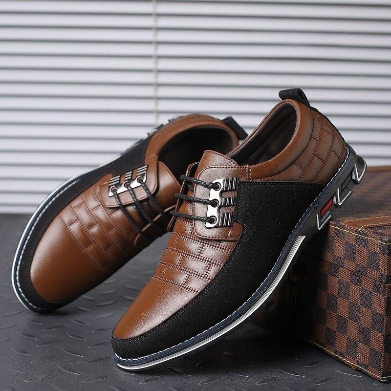Leren Oxfords Heren Schoenen™ Comfortabel & Geschikt voor de herfst/winter