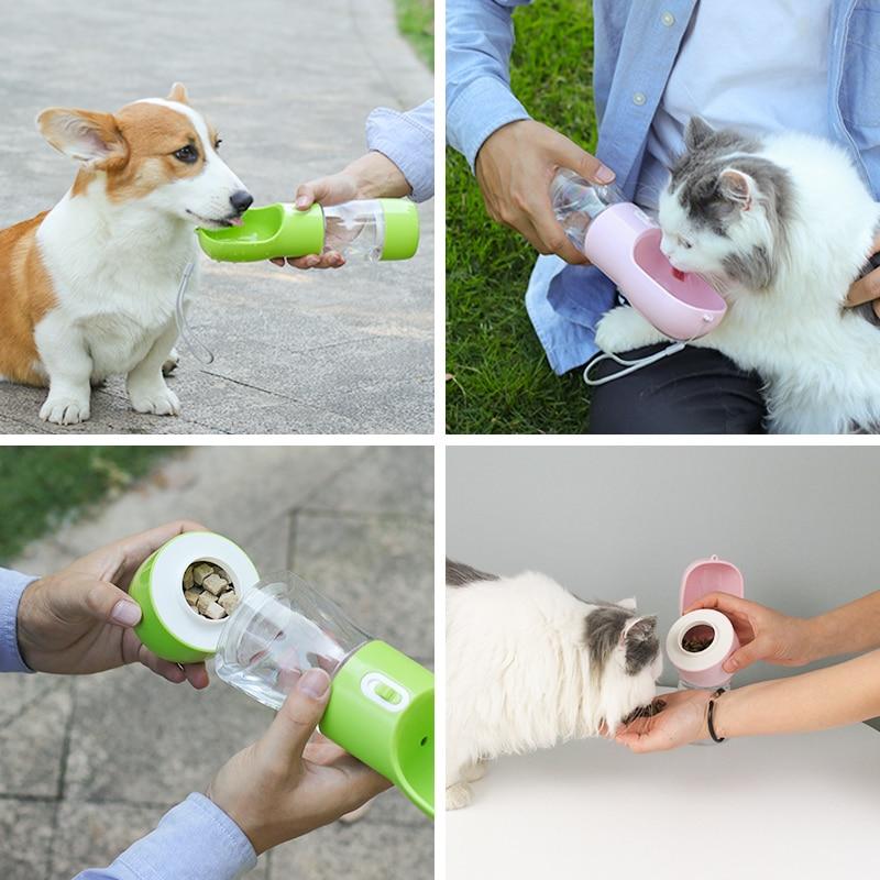 PETFEEDER™ | 3-in-1 draagbare drinkfles, drinkbak en voerbak | water en voer altijd bij de hand
