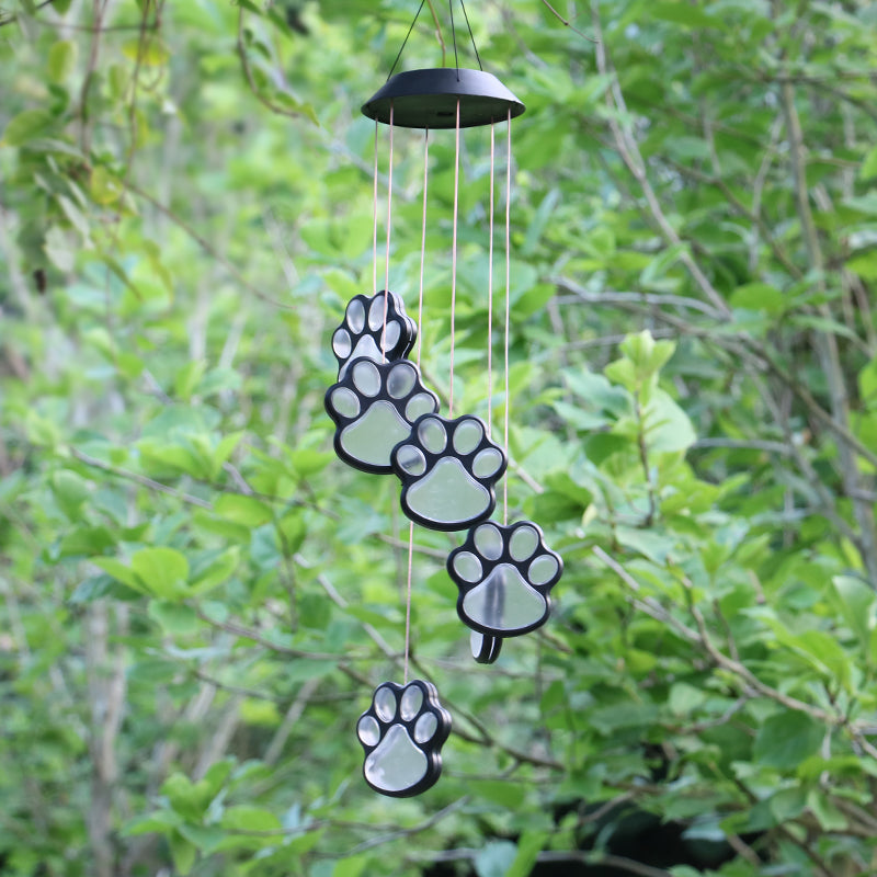 Paw Print Chimes™ | Schattige Zonnewind Chimes voor hondenliefhebbers