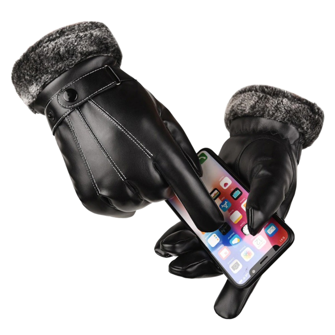 Rosela Casual™ | Leren Wind- en Waterdichte Handschoenen
