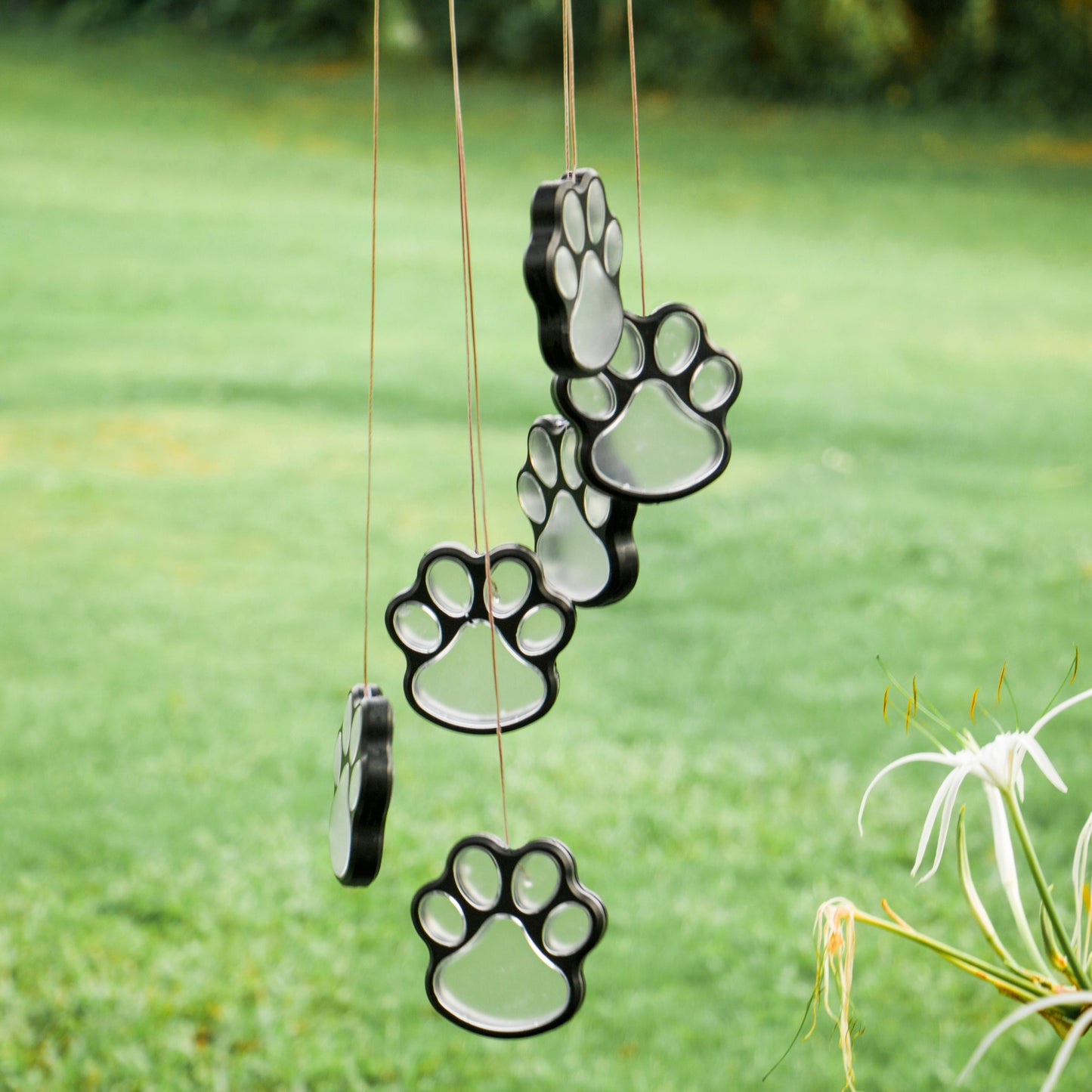 Paw Print Chimes™ | Schattige Zonnewind Chimes voor hondenliefhebbers