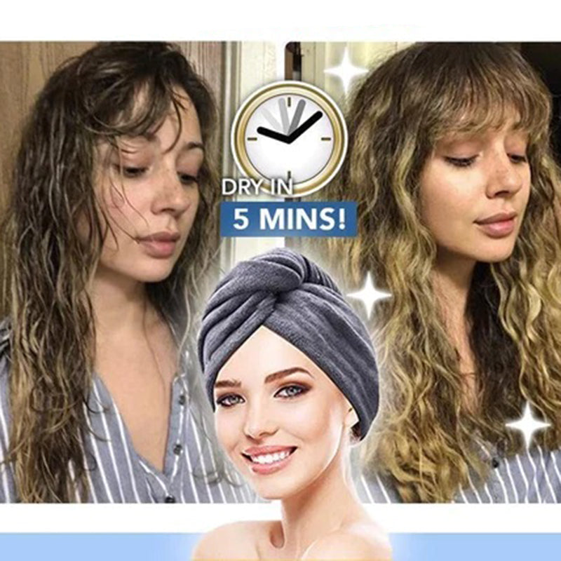 Toalla para el cabello de secado fácil™ | Ahorra tiempo con el secado del cabello.