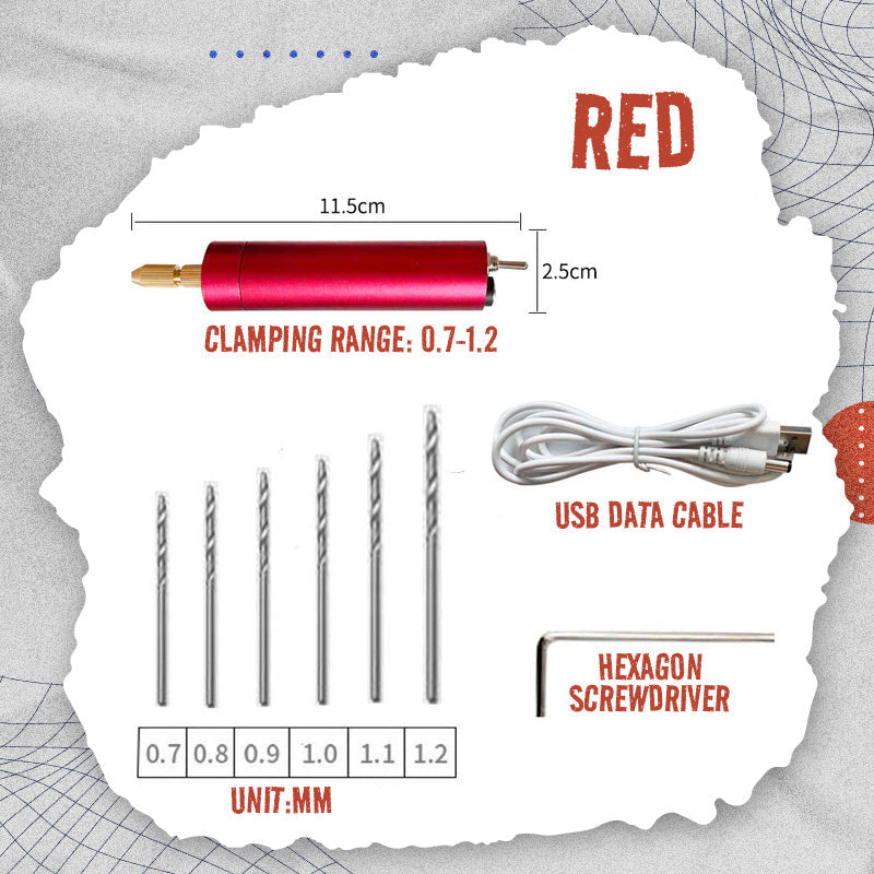Mini Elektrische Handboor Set