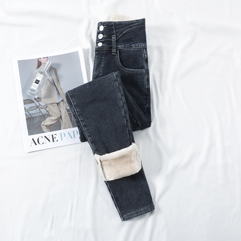 Thermo Velvet Fleece Jeans