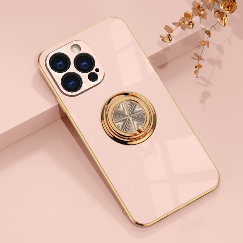 Luxe iPhone Pop-Socket Hoesje