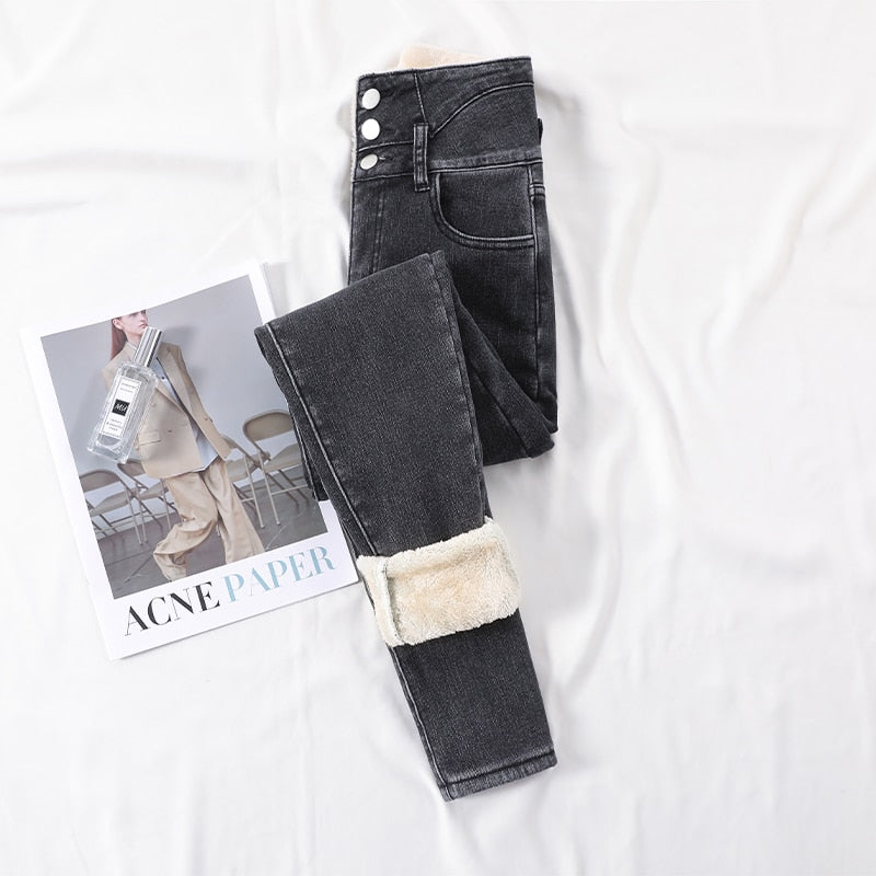 Thermo Velvet Fleece Jeans