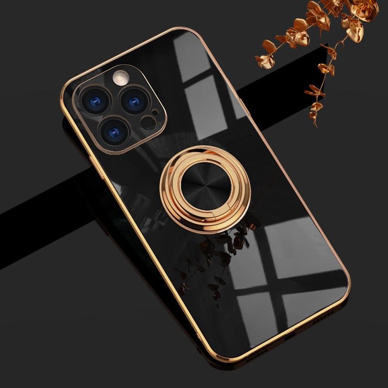 Luxe iPhone Pop-Socket Hoesje