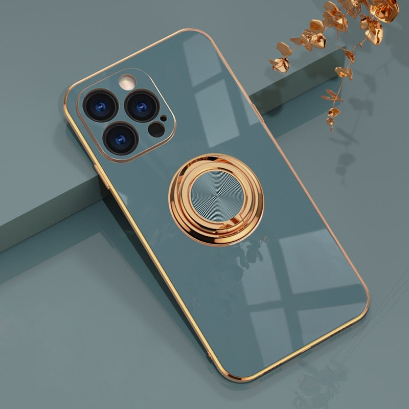 Luxe iPhone Pop-Socket Hoesje