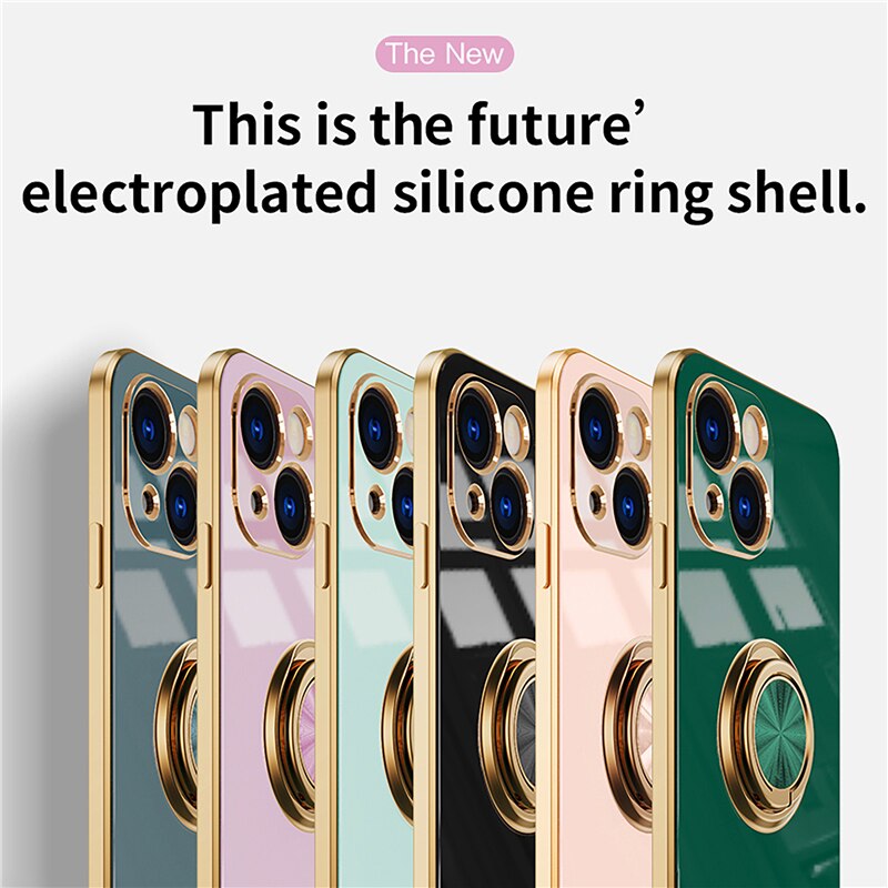 Luxe iPhone Pop-Socket Hoesje