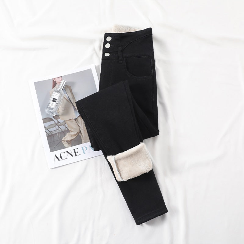 Thermo Velvet Fleece Jeans