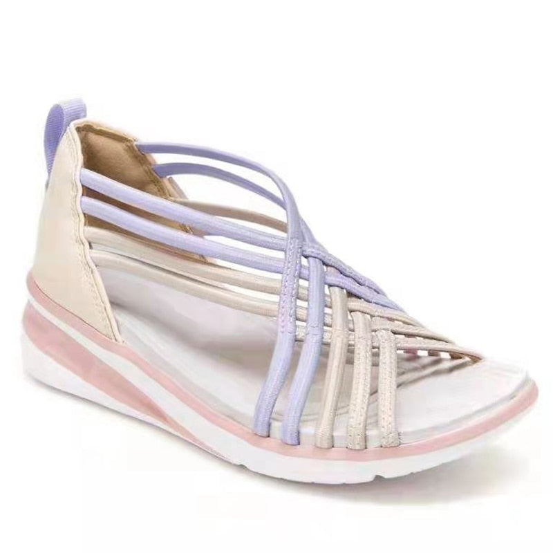 Gevlochten Vissengraad Sandalen