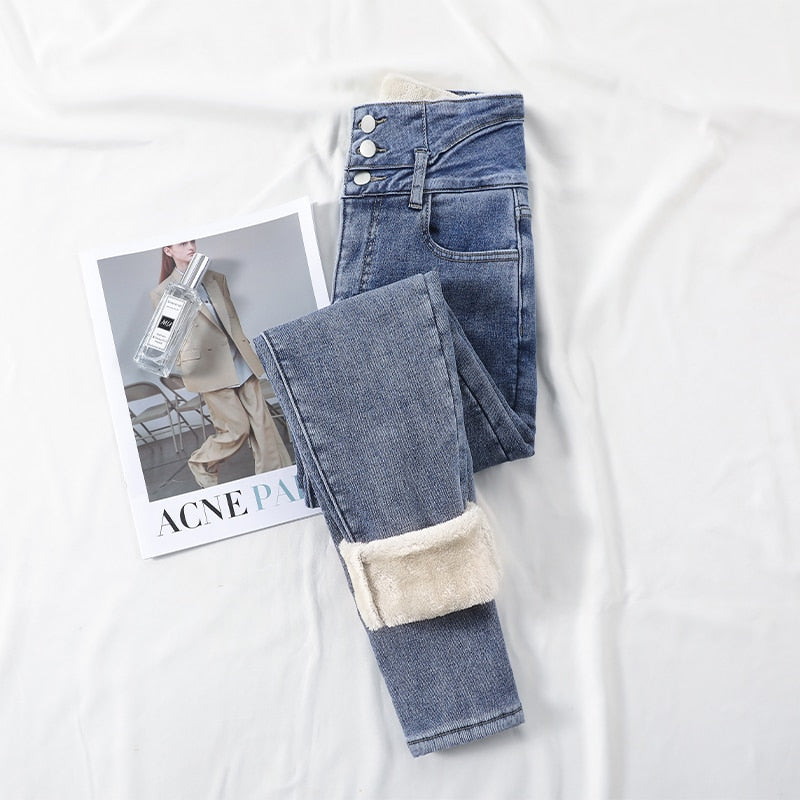 Thermo Velvet Fleece Jeans