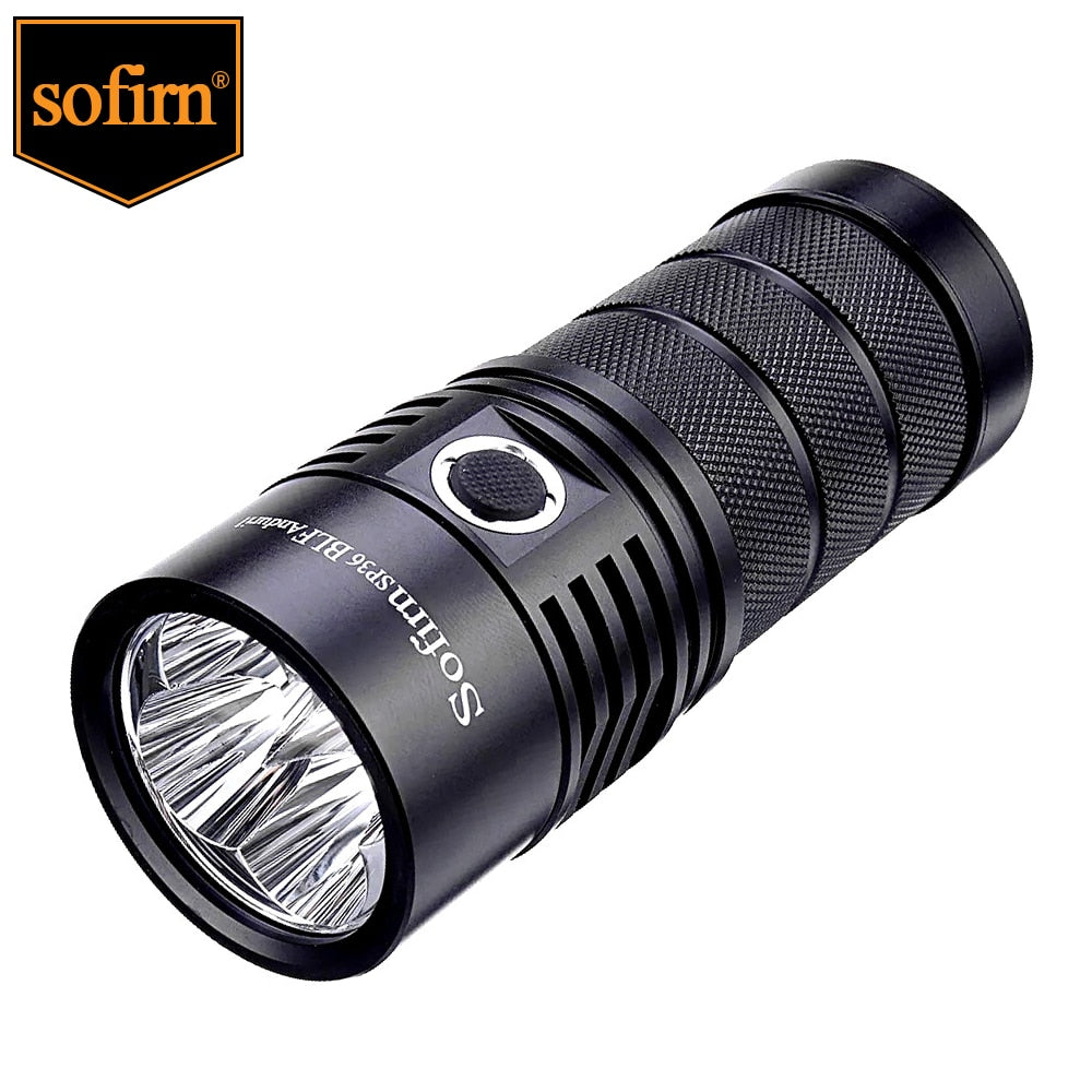 Sofirn SP36 BLF Anduril 4*Samsung LH351D 5650lm Powerful LED Flashlight USB Rechargeable 18650 Torch 5000K High 90 CRI