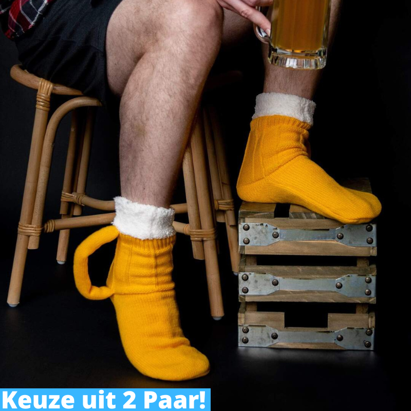 2 PAAR - Katoenen Knit Sokken | Een uniek cadeau voor de feestdagen!