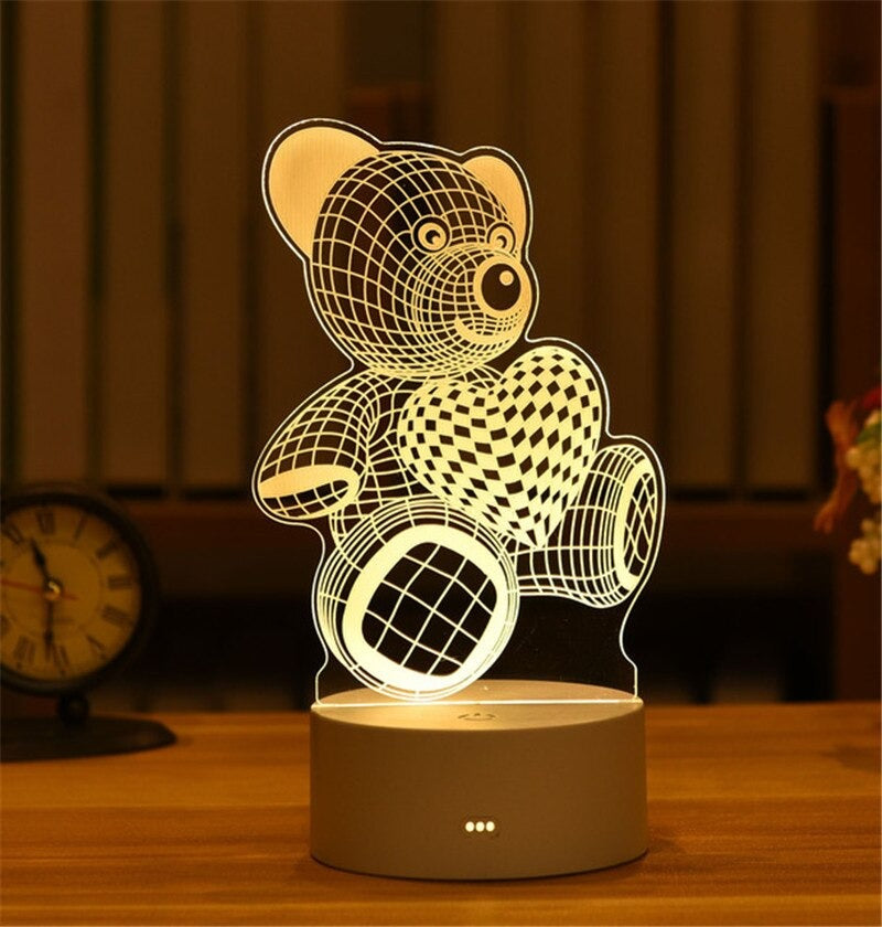 3D Kerst Illusie Lamp