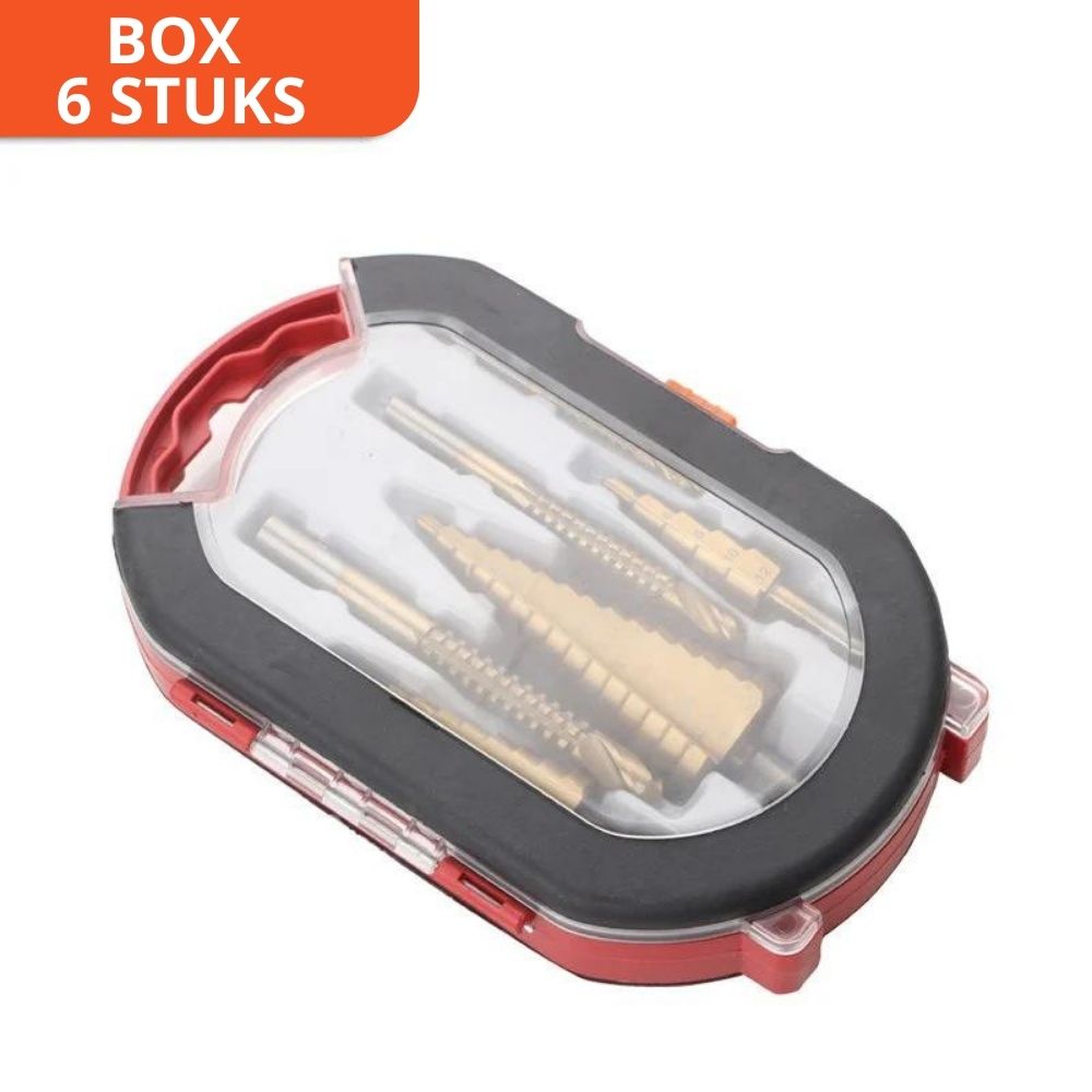 Titanium Bit- en Boorset | Boor Gaten in Staal, Messing, Hout, Kunststof etc.