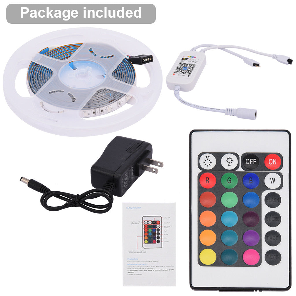 15M 2835RGB LED STRIP LIGHTS Smart Home WIFI Strip Light App Control Waterproof