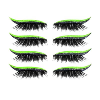 Herbruikbare eyeliner- en wimperstickers | Geef je ogen een onweerstaanbare upgrade | (4 paar/set)