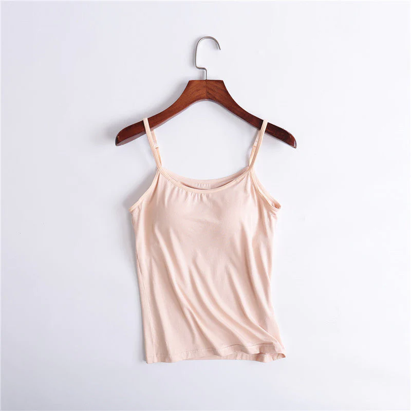 Cami hemd met ingebouwde BH | 1+2 GRATIS