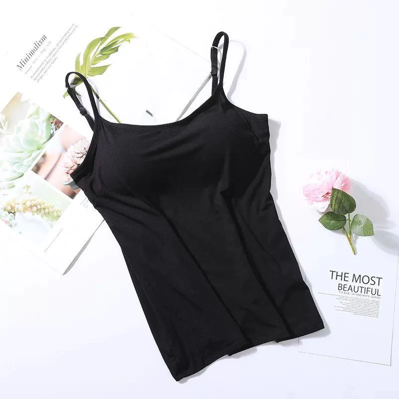Cami hemd met ingebouwde BH | 1+2 GRATIS
