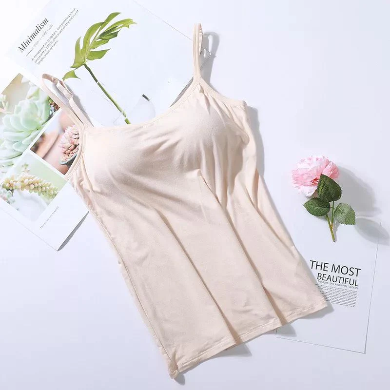 Cami hemd met ingebouwde BH | 1+2 GRATIS