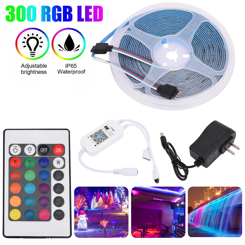 15M 2835RGB LED STRIP LIGHTS Smart Home WIFI Strip Light App Control Waterproof