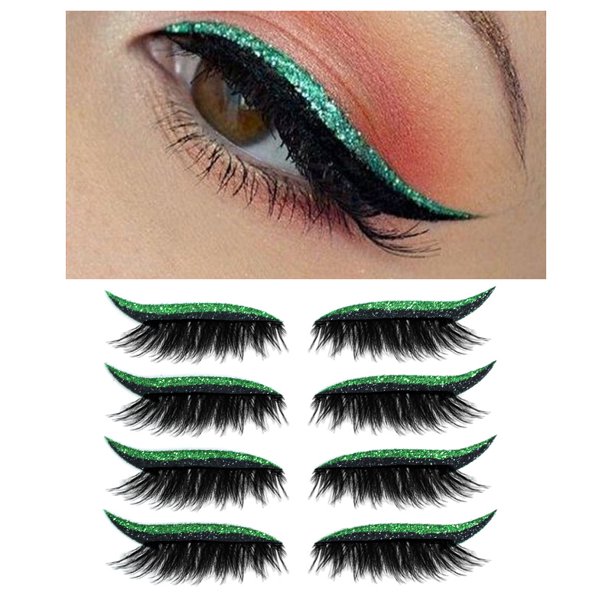 Herbruikbare eyeliner- en wimperstickers | Geef je ogen een onweerstaanbare upgrade | (4 paar/set)