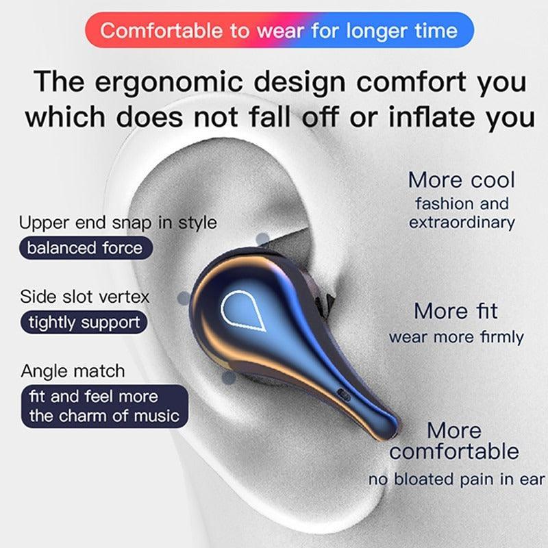 Touch-Waterproof Bluetooth Sports Earbuds | 1+1 GRATIS