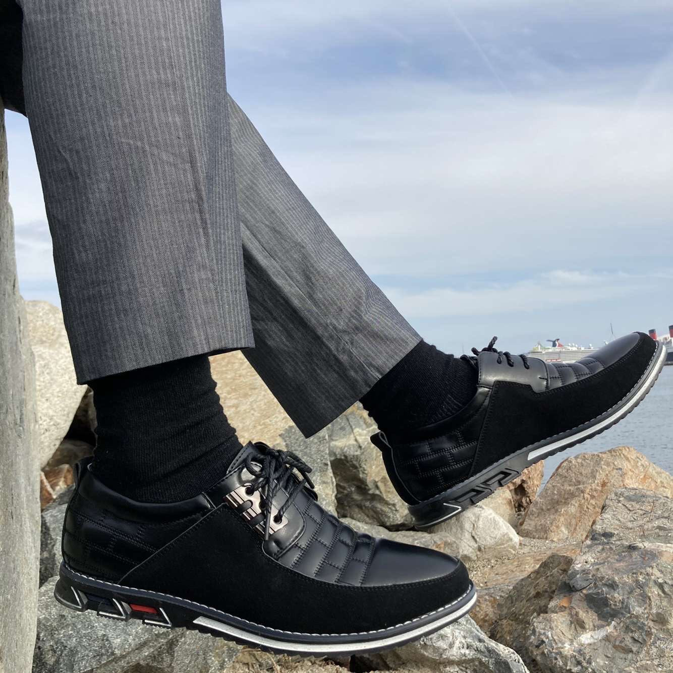 Leren Oxfords Heren Schoenen™ Comfortabel & Geschikt voor de herfst/winter