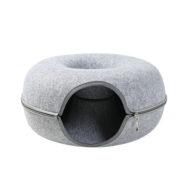 "Verstoppertje" Katten Tunnel Mand