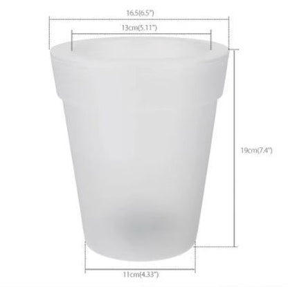 Solar Plastic Flowerpot Outdoor Waterproof