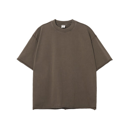 Vintage Wash Water For Old Men's T-shirts