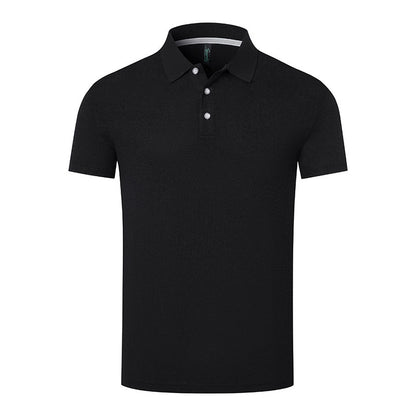 Summer Solid Polo Men's Short Sleeve