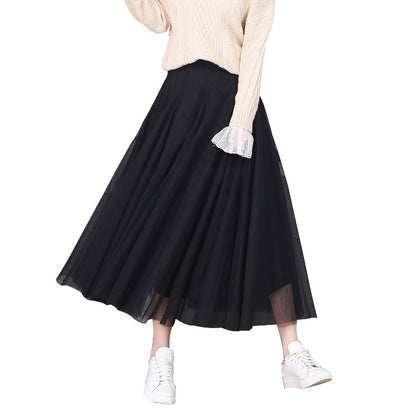 New spring mesh skirt