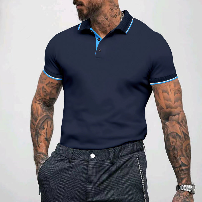 Polo Collar Short Sleeved T-shirt Men's Advertising Shirt
