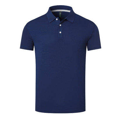 Summer Solid Polo Men's Short Sleeve