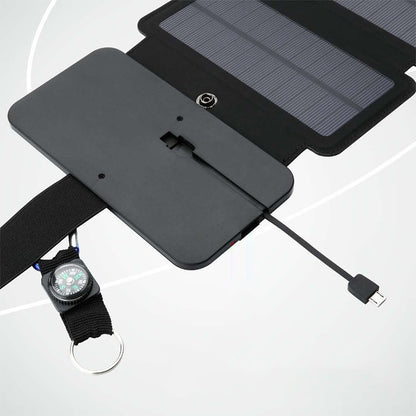 10W 5V Solar Power Folding Solar Cells Charger USB Output Outdoor Adventure Portable Solar Panels fo Phone Solar Battery Charger