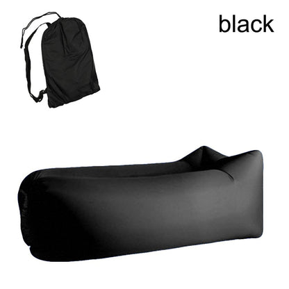 Camping Inflatable Lazy Sofa Outdoor Lazy Bag Ultralight Beach Camping Travel Sleeping Bag Air Bed Lounger Chair Sleep Camp Bag