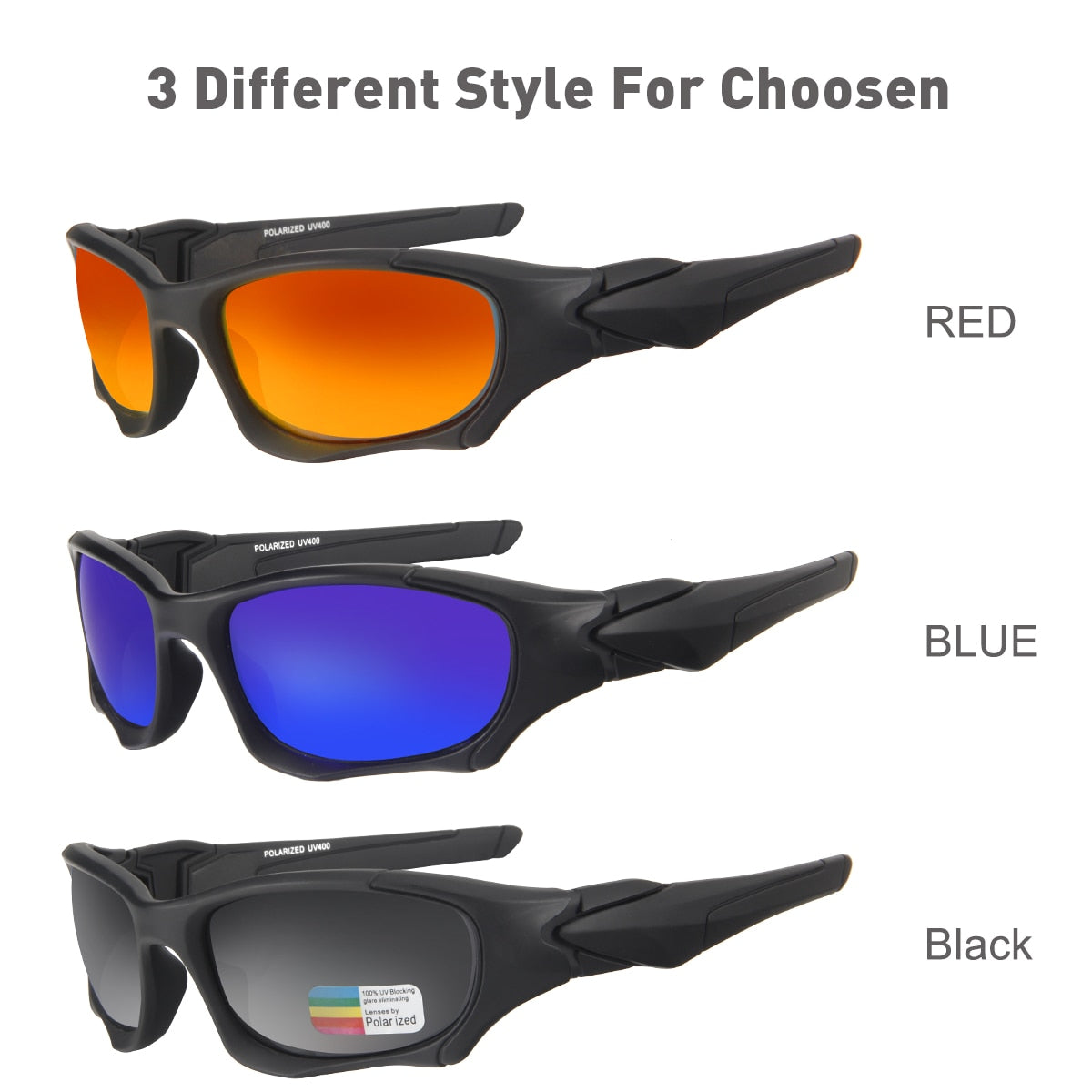 QUESHARK UV400 UltraLight Men Women Sunglasses Polarized Fishing Glasses Sports Goggles Cycling Climbing Hiking Fishing Eyewear