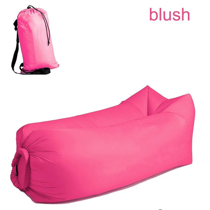 Camping Inflatable Lazy Sofa Outdoor Lazy Bag Ultralight Beach Camping Travel Sleeping Bag Air Bed Lounger Chair Sleep Camp Bag