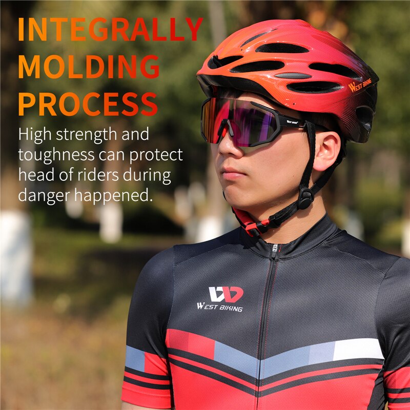 WEST BIKING Bicycle Helmet Road Mountain Bike Helmet Integrally-molded Cycling Helmet EPS Ultralight Men Women Sport Protection