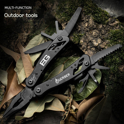 Multifunction Stainless Steel Multi-tool Pocket Knife Pliers Folding Pliers Mini Portable Fold Outdoor Multipurpose Repair Tools