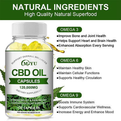 CBD OIL Is Rich In Omega-3/6/9 Fish Oil,improves Bad Mood,bone and Joint Health,relieves Stress,improves Memory and Intelligence