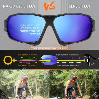 WEST BIKING Cycling Glasses Men Women Polarized UV 400 Eyewear Bike Goggles Outdoor Sports Sunglasses Goggles Bicycle Glasses