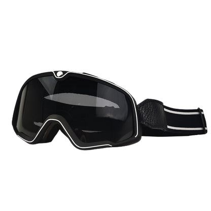 Retro Motorcycle Goggles Ski Glasses Motocross Sunglasses Vintage Cycling Racing Woman Cafe Racer Chopper Moto Cross MTB ATV