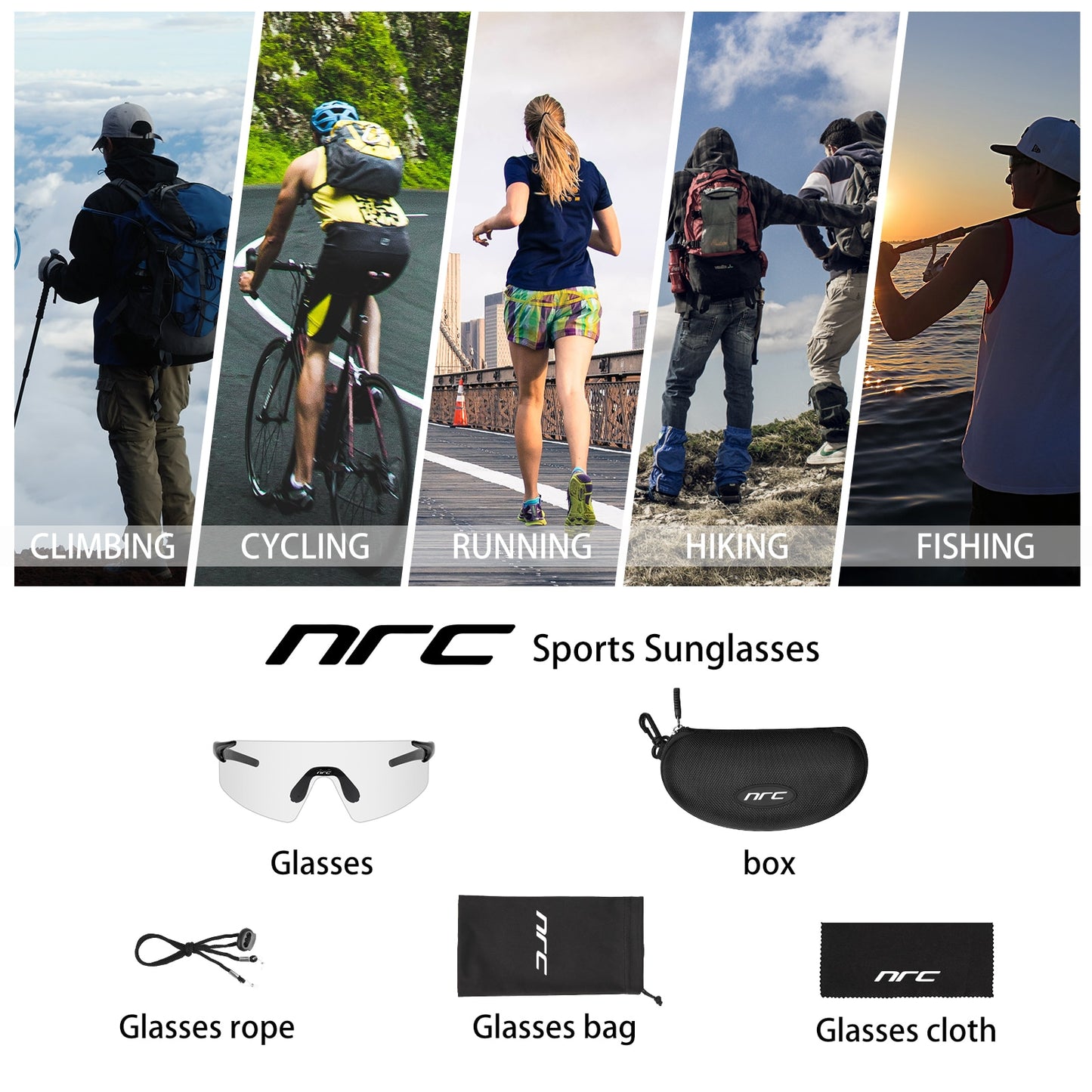 Cycling Glasses Men Women Bicycle Glasses 1 Lens Photochromic MTB Road Bike Eyewear Outdoor Sports Sunglasses gafas ciclismo