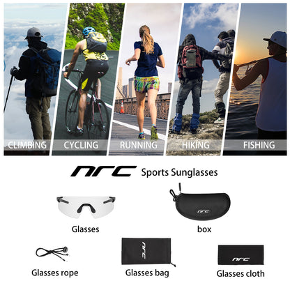 Cycling Glasses Men Women Bicycle Glasses 1 Lens Photochromic MTB Road Bike Eyewear Outdoor Sports Sunglasses gafas ciclismo
