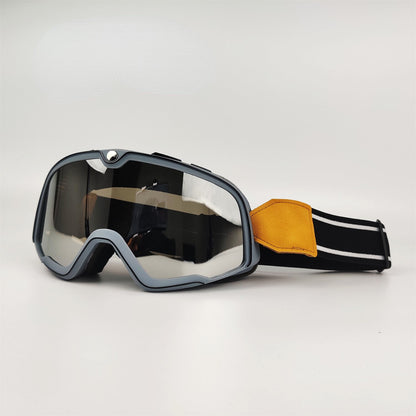 Retro Motorcycle Goggles Ski Glasses Motocross Sunglasses Vintage Cycling Racing Woman Cafe Racer Chopper Moto Cross MTB ATV