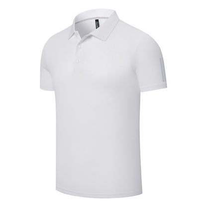 Summer Solid Polo Men's Short Sleeve